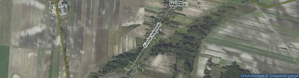 Zdjęcie satelitarne Kumów Majoracki ul.